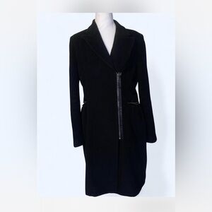 BCBGMaxAzria Black Trench Coat